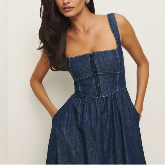 Reformation Dresses & Skirts - Reformation Denim Midi Dress
